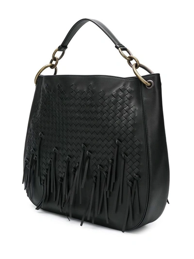 Shop Bottega Veneta Women's Black Leather Handbag