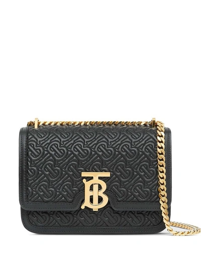 Shop Burberry Women's Black Leather Shoulder Bag