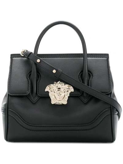 Shop Versace Women's Black Leather Handbag