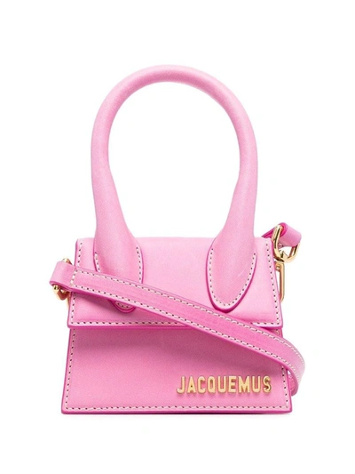 Shop Jacquemus Women's Pink Leather Handbag