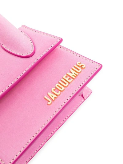 Shop Jacquemus Women's Pink Leather Handbag