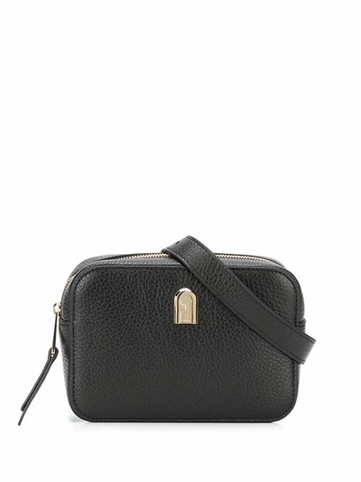 Shop Furla Women's Black Leather Belt Bag