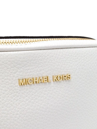 Shop Michael Michael Kors Michael Kors Women's White Leather Shoulder Bag