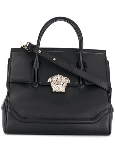 Shop Versace Women's Black Leather Handbag