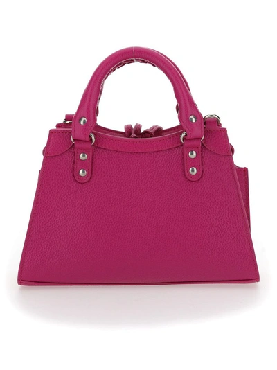 Shop Balenciaga Women's Fuchsia Other Materials Handbag