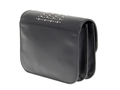 Shop Guess Women's Black Leather Shoulder Bag