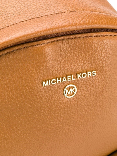 Shop Michael Kors Women's Brown Leather Backpack