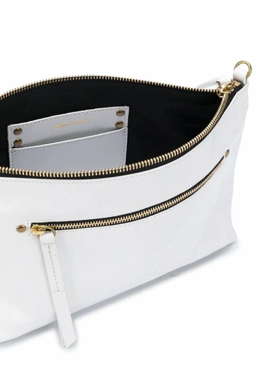 Shop Isabel Marant Women's White Leather Shoulder Bag