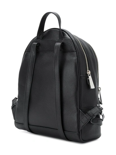 Shop Michael Kors Women's Black Leather Backpack