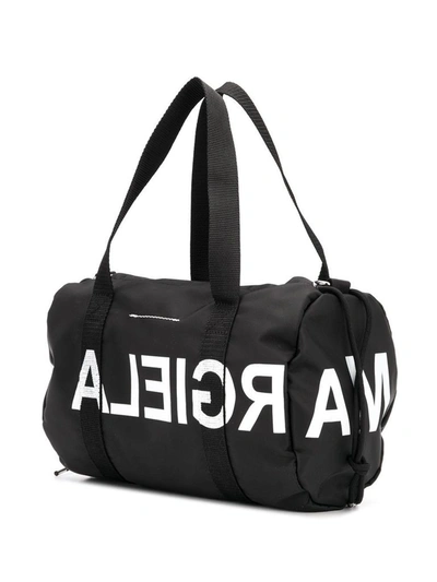 Shop Maison Margiela Women's Black Polyester Travel Bag