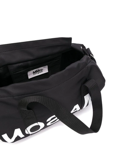 Shop Maison Margiela Women's Black Polyester Travel Bag