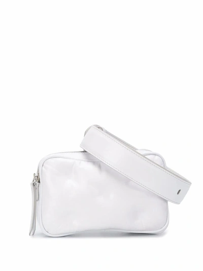 Shop Maison Margiela Women's White Leather Belt Bag