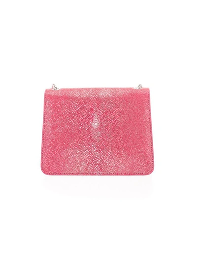 Shop Bulgari Women's Pink Leather Shoulder Bag