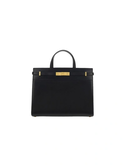 Shop Saint Laurent Women's Black Other Materials Tote