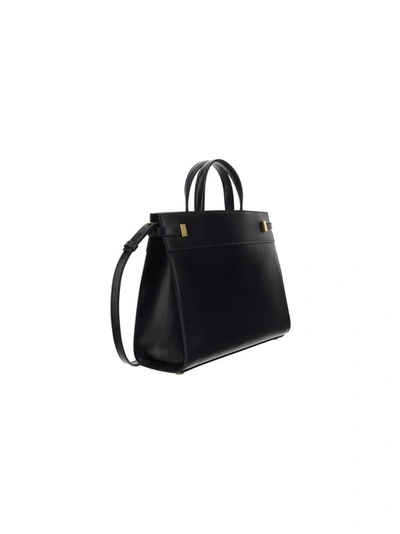 Shop Saint Laurent Women's Black Other Materials Tote