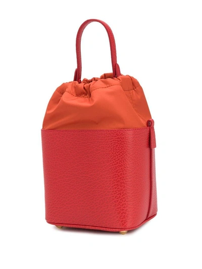 Shop Maison Margiela Women's Red Leather Handbag