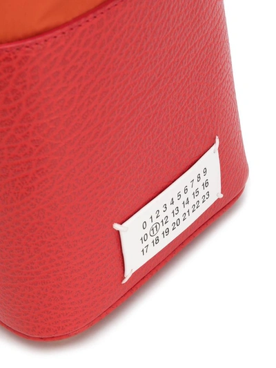 Shop Maison Margiela Women's Red Leather Handbag