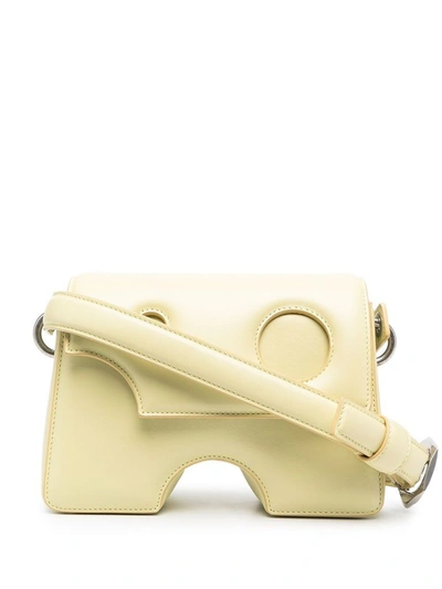 Shop Off-white Women's Yellow Leather Shoulder Bag