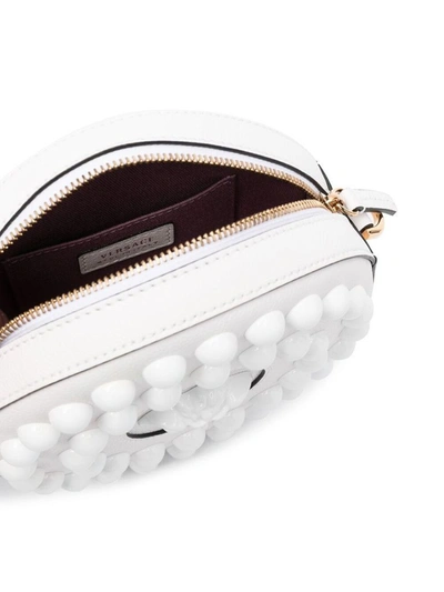 Shop Versace Women's White Leather Shoulder Bag