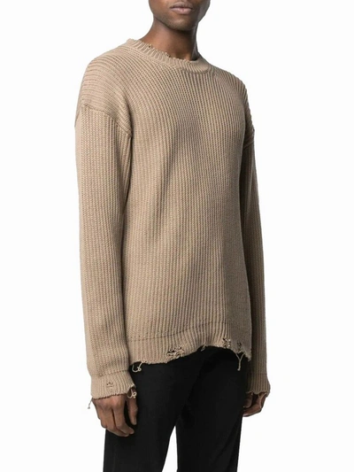 Shop Dsquared2 Men's Beige Cotton Sweater