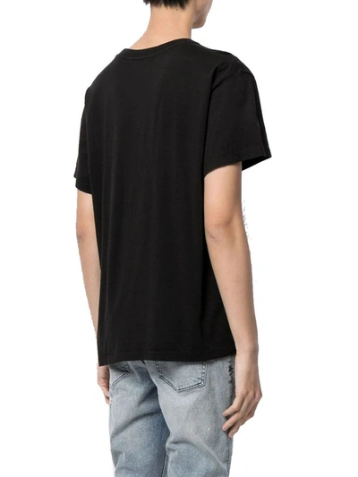 Shop Amiri Men's Black Cotton T-shirt