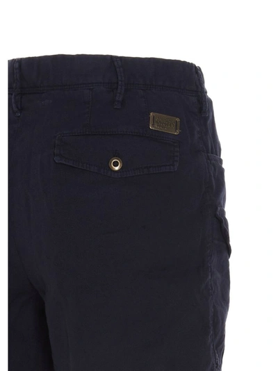 Shop Incotex Men's Blue Other Materials Shorts