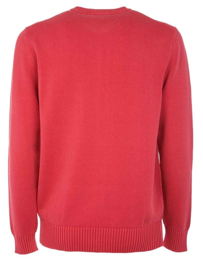 Shop Aspesi Men's Red Cotton Sweater