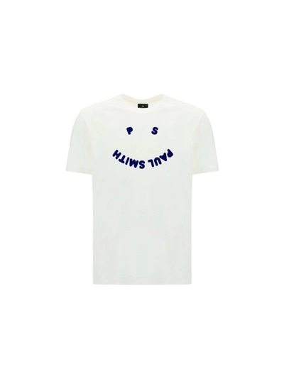 Shop Paul Smith Men's White Other Materials T-shirt