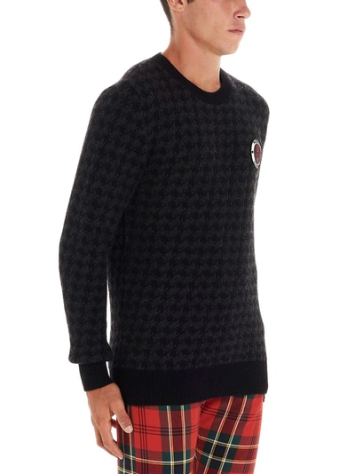 Shop Alexander Mcqueen Men's Grey Wool Sweater
