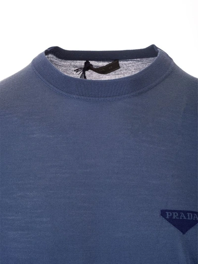 Shop Prada Men's Multicolor Other Materials Sweater