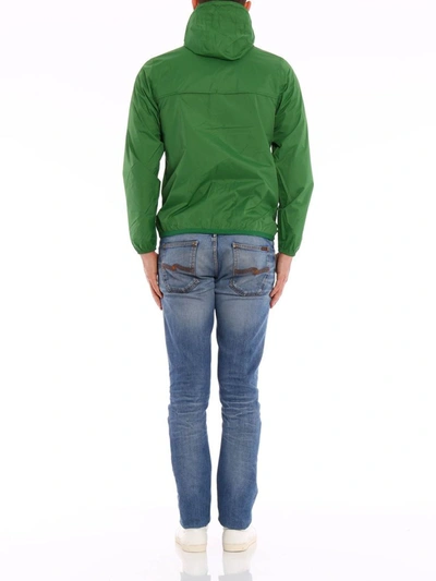 Shop K-way Men's Green Polyester Outerwear Jacket