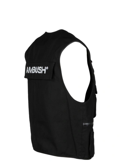 Shop Ambush Men's Black Cotton Vest