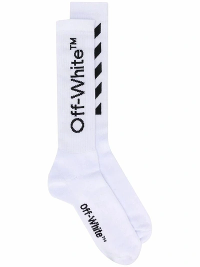 Shop Off-white White Socks