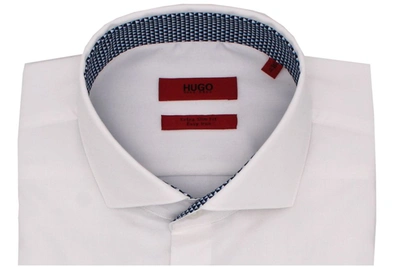 Shop Hugo Boss Men's White Cotton Shirt