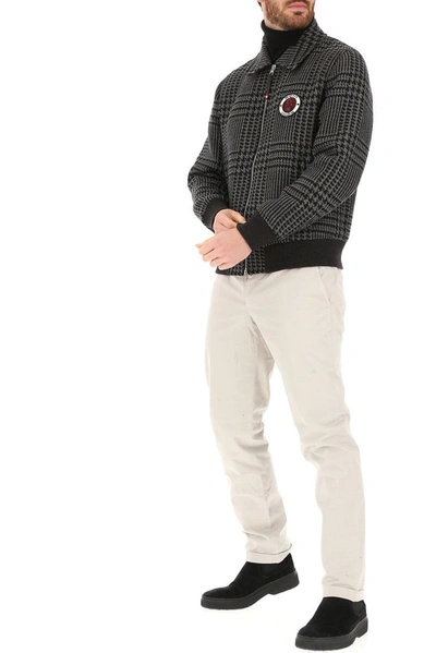 Shop Alexander Mcqueen Men's Grey Wool Outerwear Jacket