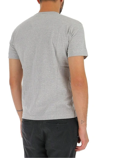 Shop Comme Des Garçons Men's Grey Cotton T-shirt