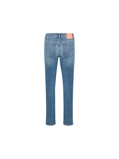 Shop Acne Studios Men's Blue Cotton Jeans