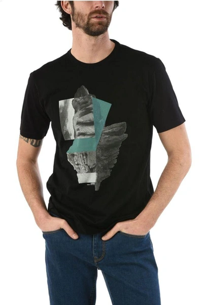 Shop Ermenegildo Zegna Men's Black Cotton T-shirt
