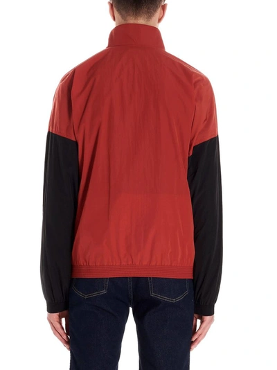 Shop Givenchy Men's Red Polyamide Outerwear Jacket