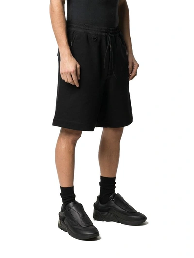 Shop Adidas Y-3 Yohji Yamamoto Men's Black Cotton Shorts