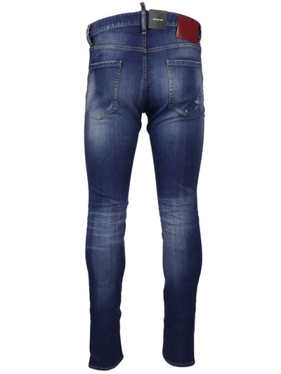 Shop Dsquared2 Men's Blue Other Materials Jeans