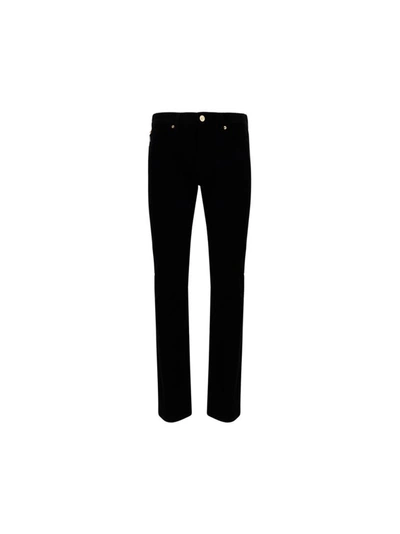 Shop Versace Men's Black Other Materials Jeans