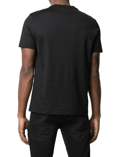 Shop Neil Barrett Men's Black Cotton T-shirt