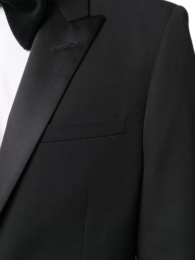 Shop Saint Laurent Men's Black Wool Suit