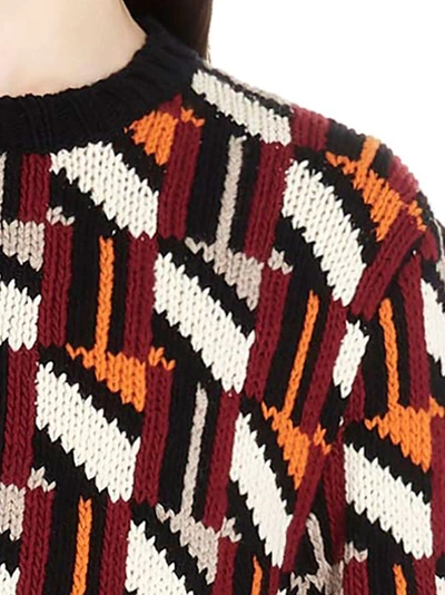 Shop Prada Men's Multicolor Wool Sweater