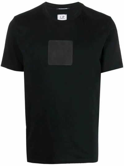 Shop C.p. Company Cp Company Men's Black Cotton T-shirt