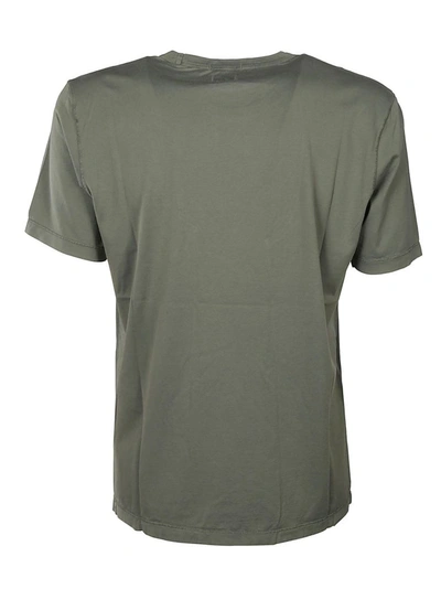 Shop C.p. Company Cp Company Men's Green Other Materials T-shirt