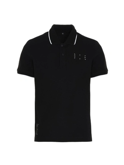 Shop Mcq By Alexander Mcqueen Men's Black Other Materials Polo Shirt