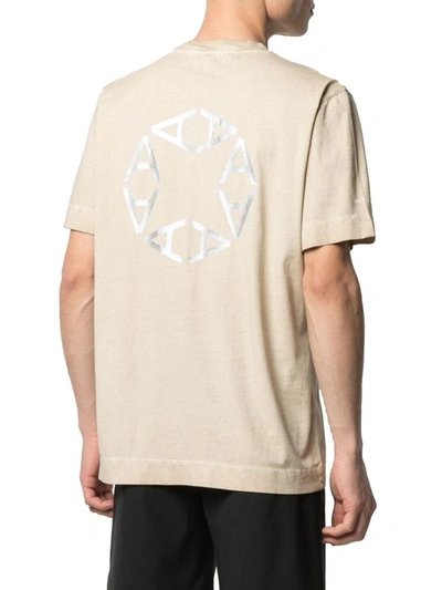 Shop Alyx Men's Beige Cotton T-shirt