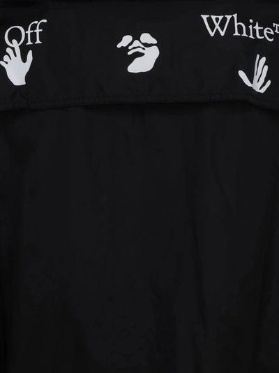 Shop Off-white Men's Black Nylon Outerwear Jacket